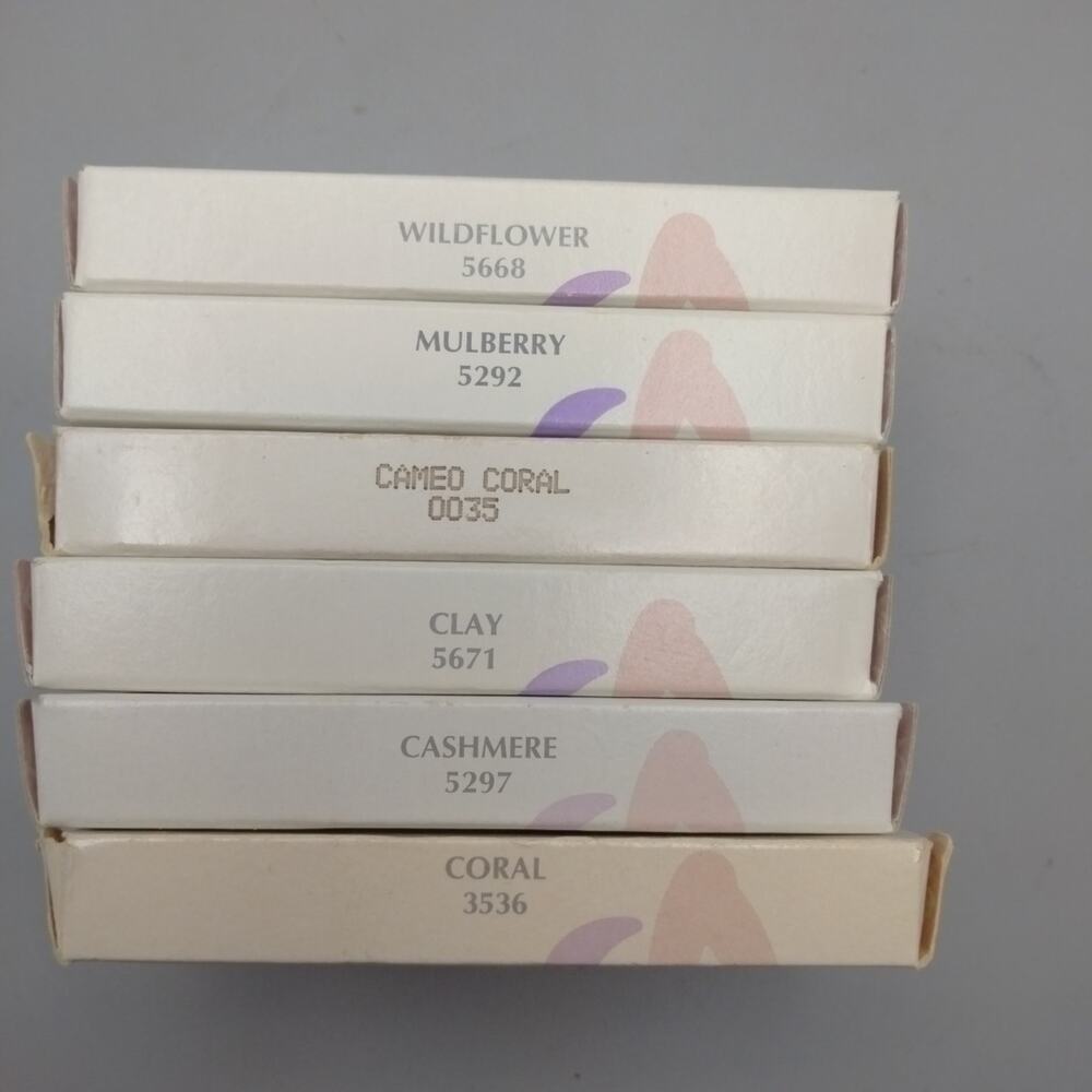 Lot 6 Mary Kay Powder Perfect Cheek Color Blush - Berry, Clay, Mulberry, Red ++